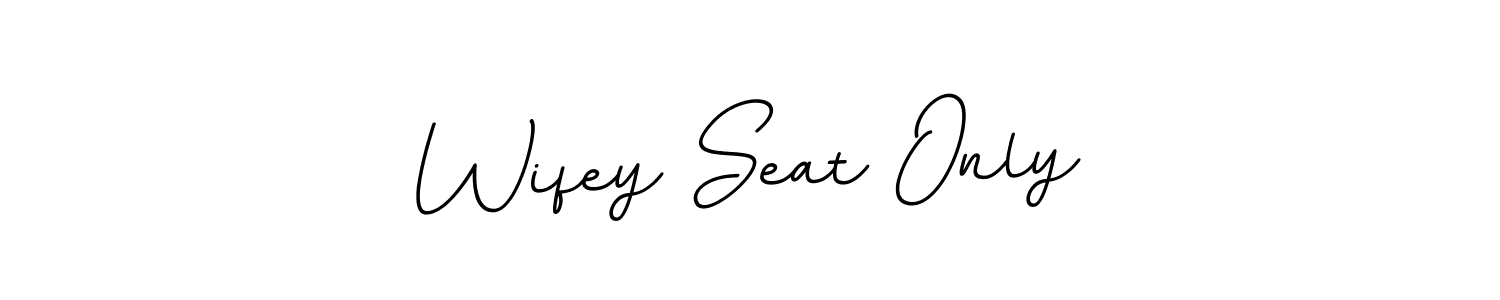 BallpointsItalic-DORy9 is a professional signature style that is perfect for those who want to add a touch of class to their signature. It is also a great choice for those who want to make their signature more unique. Get Wifey Seat Only name to fancy signature for free. Wifey Seat Only signature style 11 images and pictures png