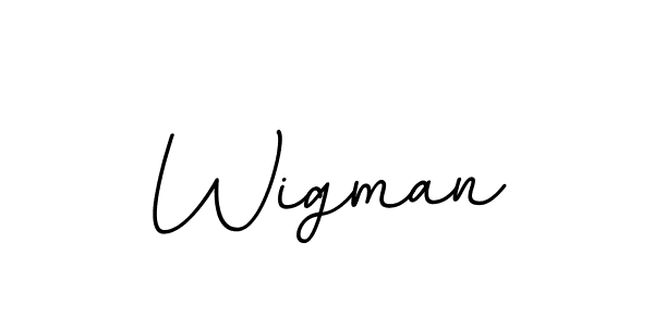 It looks lik you need a new signature style for name Wigman. Design unique handwritten (BallpointsItalic-DORy9) signature with our free signature maker in just a few clicks. Wigman signature style 11 images and pictures png