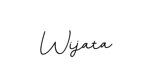 Make a beautiful signature design for name Wijata. With this signature (BallpointsItalic-DORy9) style, you can create a handwritten signature for free. Wijata signature style 11 images and pictures png