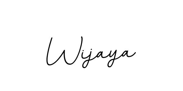 Make a beautiful signature design for name Wijaya. With this signature (BallpointsItalic-DORy9) style, you can create a handwritten signature for free. Wijaya signature style 11 images and pictures png