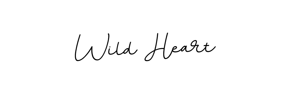 Wild Heart stylish signature style. Best Handwritten Sign (BallpointsItalic-DORy9) for my name. Handwritten Signature Collection Ideas for my name Wild Heart. Wild Heart signature style 11 images and pictures png