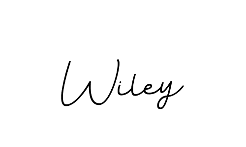 Also we have Wiley name is the best signature style. Create professional handwritten signature collection using BallpointsItalic-DORy9 autograph style. Wiley signature style 11 images and pictures png