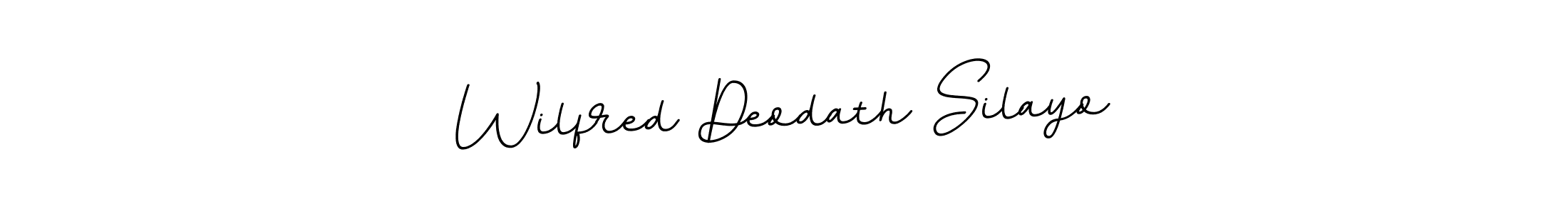 How to make Wilfred Deodath Silayo signature? BallpointsItalic-DORy9 is a professional autograph style. Create handwritten signature for Wilfred Deodath Silayo name. Wilfred Deodath Silayo signature style 11 images and pictures png