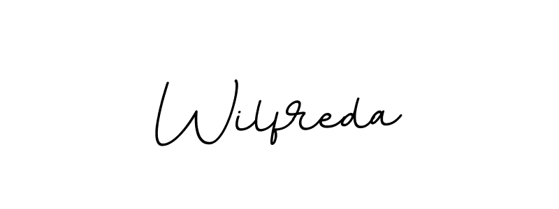 This is the best signature style for the Wilfreda name. Also you like these signature font (BallpointsItalic-DORy9). Mix name signature. Wilfreda signature style 11 images and pictures png