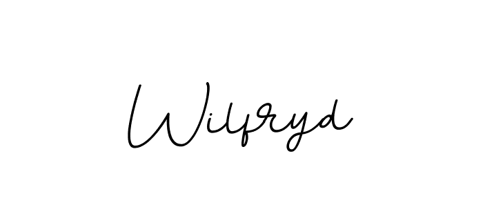How to make Wilfryd signature? BallpointsItalic-DORy9 is a professional autograph style. Create handwritten signature for Wilfryd name. Wilfryd signature style 11 images and pictures png