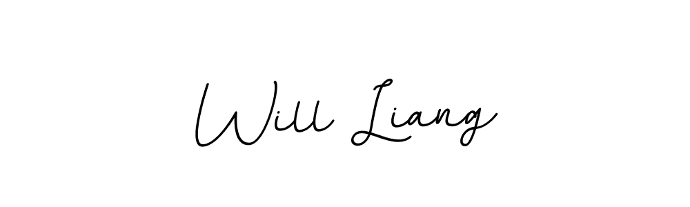 Design your own signature with our free online signature maker. With this signature software, you can create a handwritten (BallpointsItalic-DORy9) signature for name Will Liang. Will Liang signature style 11 images and pictures png