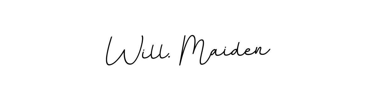 Will. Maiden stylish signature style. Best Handwritten Sign (BallpointsItalic-DORy9) for my name. Handwritten Signature Collection Ideas for my name Will. Maiden. Will. Maiden signature style 11 images and pictures png