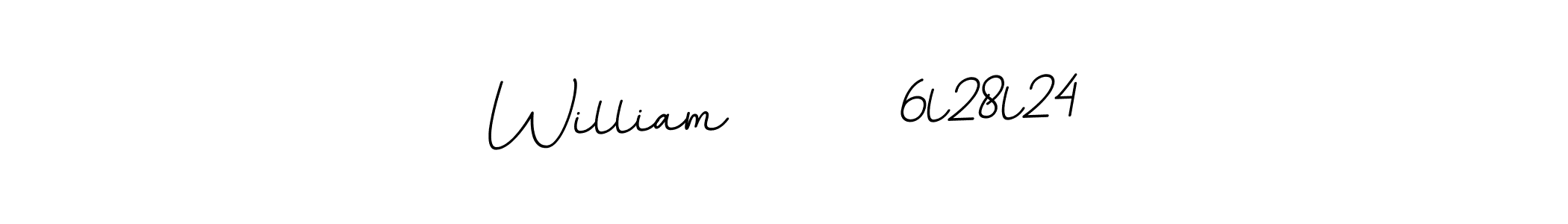 Create a beautiful signature design for name William       6l28l24. With this signature (BallpointsItalic-DORy9) fonts, you can make a handwritten signature for free. William       6l28l24 signature style 11 images and pictures png