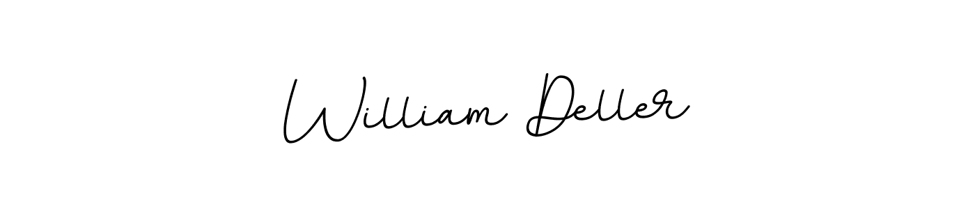 Create a beautiful signature design for name William Deller. With this signature (BallpointsItalic-DORy9) fonts, you can make a handwritten signature for free. William Deller signature style 11 images and pictures png