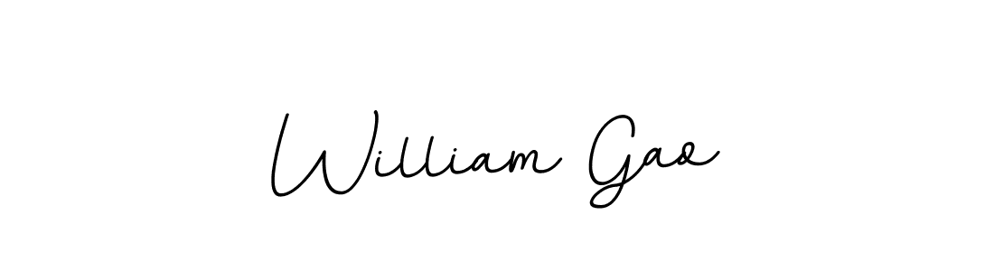 This is the best signature style for the William Gao name. Also you like these signature font (BallpointsItalic-DORy9). Mix name signature. William Gao signature style 11 images and pictures png