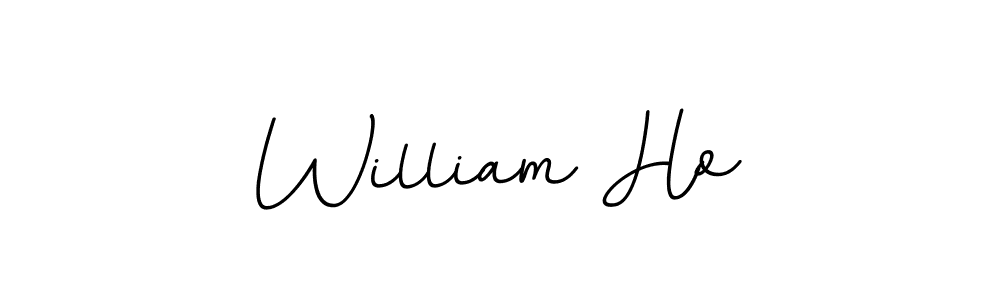 Make a beautiful signature design for name William Ho. With this signature (BallpointsItalic-DORy9) style, you can create a handwritten signature for free. William Ho signature style 11 images and pictures png