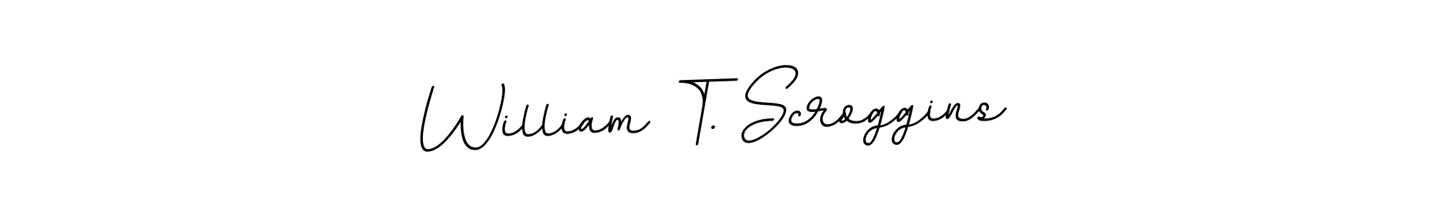 if you are searching for the best signature style for your name William T. Scroggins. so please give up your signature search. here we have designed multiple signature styles  using BallpointsItalic-DORy9. William T. Scroggins signature style 11 images and pictures png