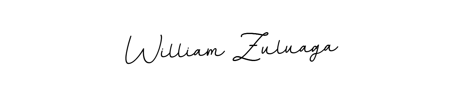 Create a beautiful signature design for name William Zuluaga. With this signature (BallpointsItalic-DORy9) fonts, you can make a handwritten signature for free. William Zuluaga signature style 11 images and pictures png