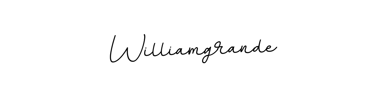 How to make Williamgrande signature? BallpointsItalic-DORy9 is a professional autograph style. Create handwritten signature for Williamgrande name. Williamgrande signature style 11 images and pictures png