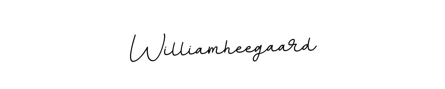 Create a beautiful signature design for name Williamheegaard. With this signature (BallpointsItalic-DORy9) fonts, you can make a handwritten signature for free. Williamheegaard signature style 11 images and pictures png