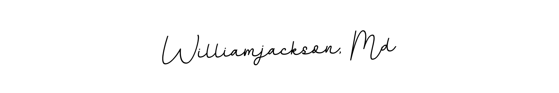 Design your own signature with our free online signature maker. With this signature software, you can create a handwritten (BallpointsItalic-DORy9) signature for name Williamjackson, Md. Williamjackson, Md signature style 11 images and pictures png