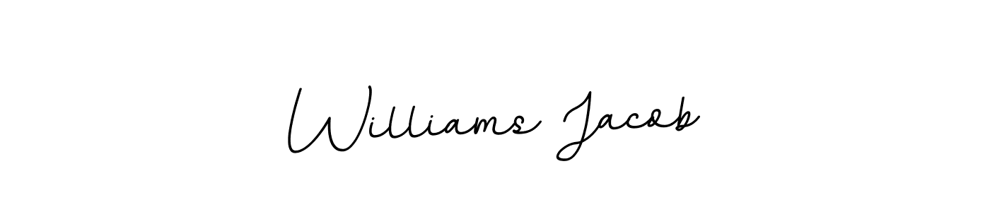 Williams Jacob stylish signature style. Best Handwritten Sign (BallpointsItalic-DORy9) for my name. Handwritten Signature Collection Ideas for my name Williams Jacob. Williams Jacob signature style 11 images and pictures png