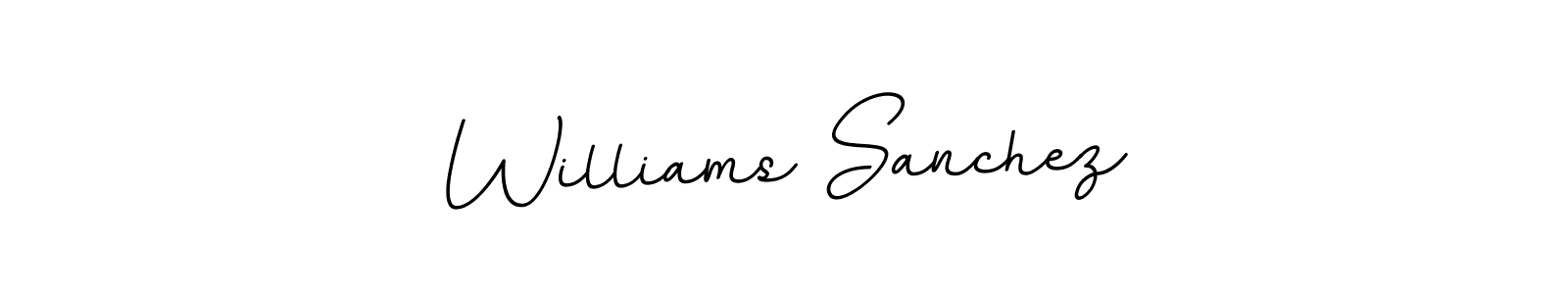Make a beautiful signature design for name Williams Sanchez. Use this online signature maker to create a handwritten signature for free. Williams Sanchez signature style 11 images and pictures png