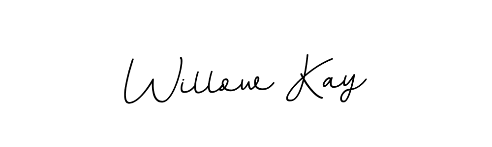 It looks lik you need a new signature style for name Willow Kay. Design unique handwritten (BallpointsItalic-DORy9) signature with our free signature maker in just a few clicks. Willow Kay signature style 11 images and pictures png