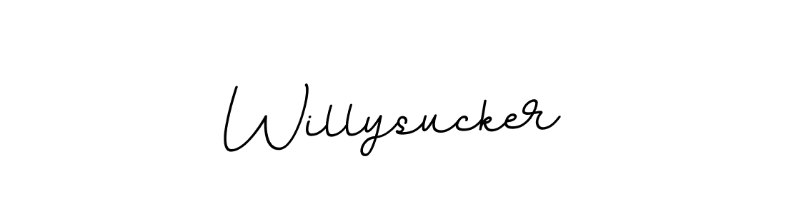 Create a beautiful signature design for name Willysucker. With this signature (BallpointsItalic-DORy9) fonts, you can make a handwritten signature for free. Willysucker signature style 11 images and pictures png