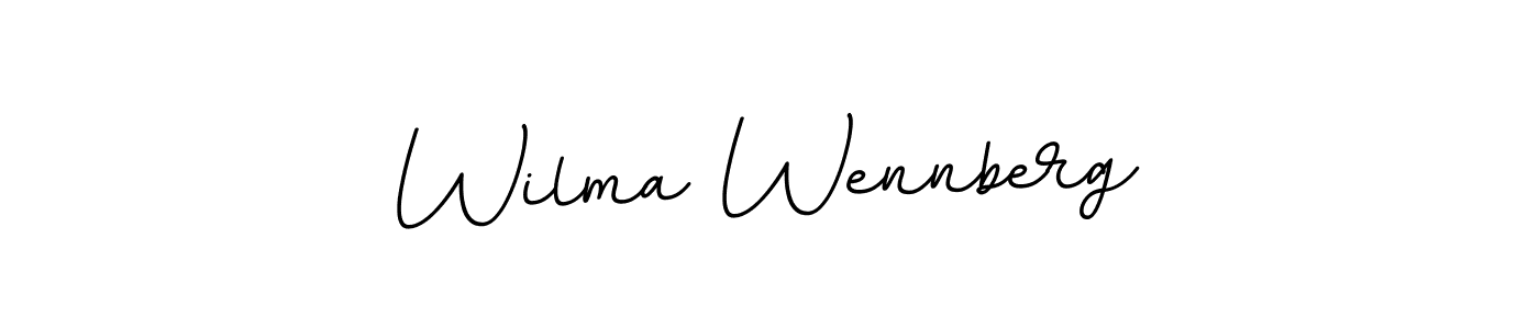 Make a beautiful signature design for name Wilma Wennberg. Use this online signature maker to create a handwritten signature for free. Wilma Wennberg signature style 11 images and pictures png