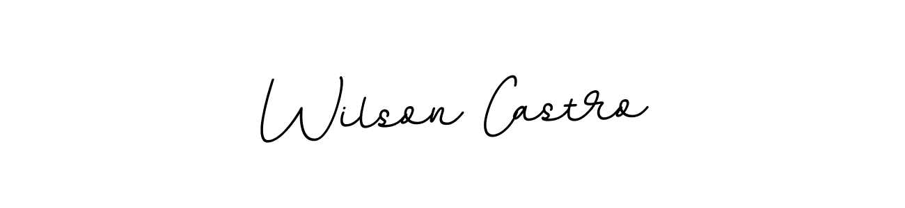 The best way (BallpointsItalic-DORy9) to make a short signature is to pick only two or three words in your name. The name Wilson Castro include a total of six letters. For converting this name. Wilson Castro signature style 11 images and pictures png