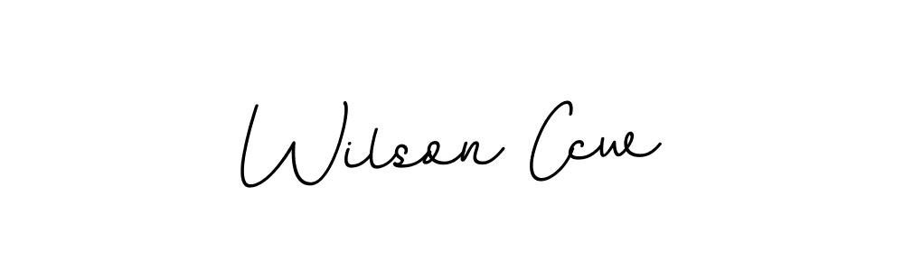 Use a signature maker to create a handwritten signature online. With this signature software, you can design (BallpointsItalic-DORy9) your own signature for name Wilson Ccw. Wilson Ccw signature style 11 images and pictures png