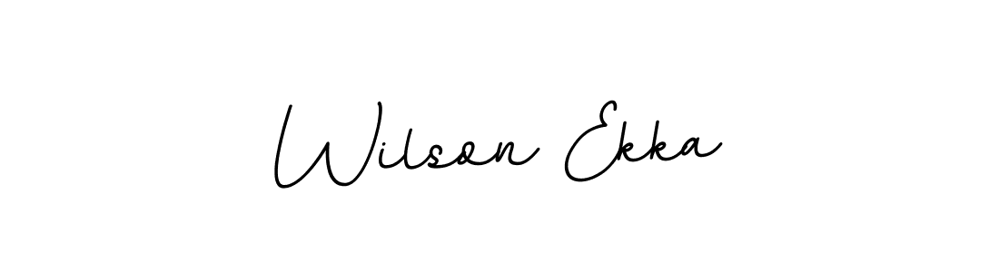 Similarly BallpointsItalic-DORy9 is the best handwritten signature design. Signature creator online .You can use it as an online autograph creator for name Wilson Ekka. Wilson Ekka signature style 11 images and pictures png