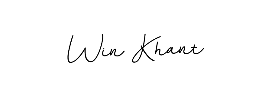 Also You can easily find your signature by using the search form. We will create Win Khant name handwritten signature images for you free of cost using BallpointsItalic-DORy9 sign style. Win Khant signature style 11 images and pictures png