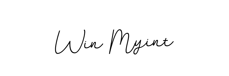 Also we have Win Myint name is the best signature style. Create professional handwritten signature collection using BallpointsItalic-DORy9 autograph style. Win Myint signature style 11 images and pictures png