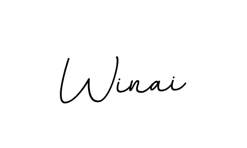 Winai stylish signature style. Best Handwritten Sign (BallpointsItalic-DORy9) for my name. Handwritten Signature Collection Ideas for my name Winai. Winai signature style 11 images and pictures png