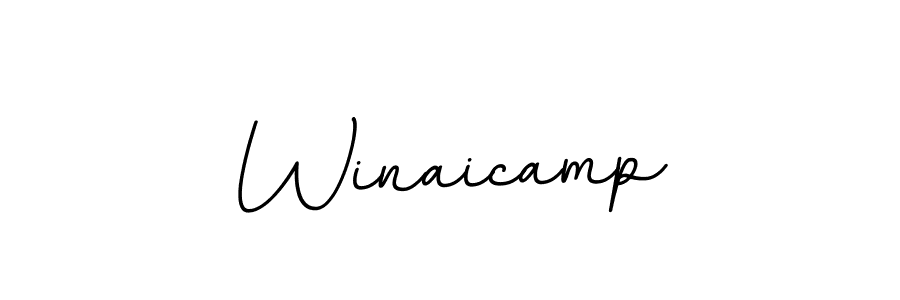 Create a beautiful signature design for name Winaicamp. With this signature (BallpointsItalic-DORy9) fonts, you can make a handwritten signature for free. Winaicamp signature style 11 images and pictures png