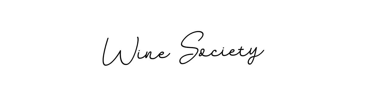 It looks lik you need a new signature style for name Wine Society. Design unique handwritten (BallpointsItalic-DORy9) signature with our free signature maker in just a few clicks. Wine Society signature style 11 images and pictures png