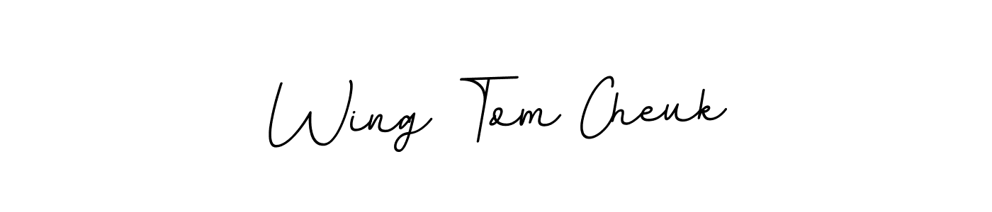 Check out images of Autograph of Wing Tom Cheuk name. Actor Wing Tom Cheuk Signature Style. BallpointsItalic-DORy9 is a professional sign style online. Wing Tom Cheuk signature style 11 images and pictures png