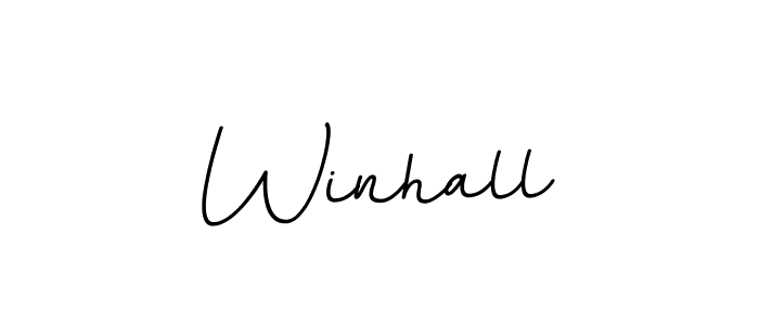 Use a signature maker to create a handwritten signature online. With this signature software, you can design (BallpointsItalic-DORy9) your own signature for name Winhall. Winhall signature style 11 images and pictures png