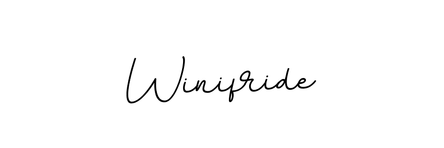 Design your own signature with our free online signature maker. With this signature software, you can create a handwritten (BallpointsItalic-DORy9) signature for name Winifride. Winifride signature style 11 images and pictures png