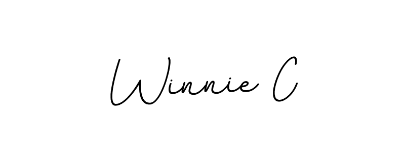 Make a beautiful signature design for name Winnie C. Use this online signature maker to create a handwritten signature for free. Winnie C signature style 11 images and pictures png