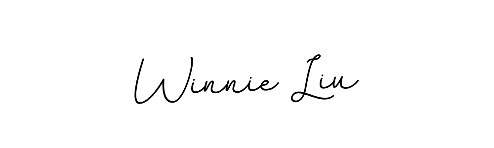 The best way (BallpointsItalic-DORy9) to make a short signature is to pick only two or three words in your name. The name Winnie Liu include a total of six letters. For converting this name. Winnie Liu signature style 11 images and pictures png