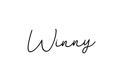 Use a signature maker to create a handwritten signature online. With this signature software, you can design (BallpointsItalic-DORy9) your own signature for name Winny. Winny signature style 11 images and pictures png