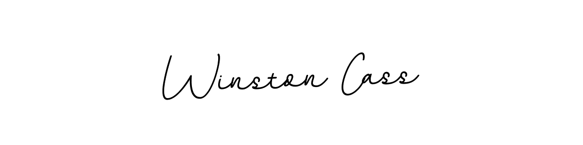 Use a signature maker to create a handwritten signature online. With this signature software, you can design (BallpointsItalic-DORy9) your own signature for name Winston Cass. Winston Cass signature style 11 images and pictures png