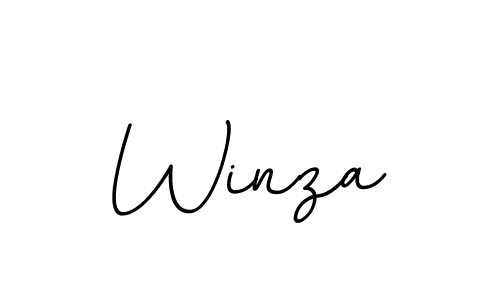 How to make Winza name signature. Use BallpointsItalic-DORy9 style for creating short signs online. This is the latest handwritten sign. Winza signature style 11 images and pictures png