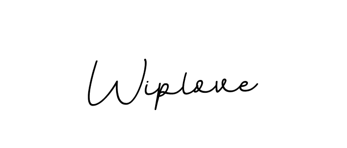 Create a beautiful signature design for name Wiplove. With this signature (BallpointsItalic-DORy9) fonts, you can make a handwritten signature for free. Wiplove signature style 11 images and pictures png