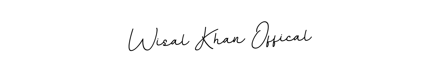BallpointsItalic-DORy9 is a professional signature style that is perfect for those who want to add a touch of class to their signature. It is also a great choice for those who want to make their signature more unique. Get Wisal Khan Offical name to fancy signature for free. Wisal Khan Offical signature style 11 images and pictures png