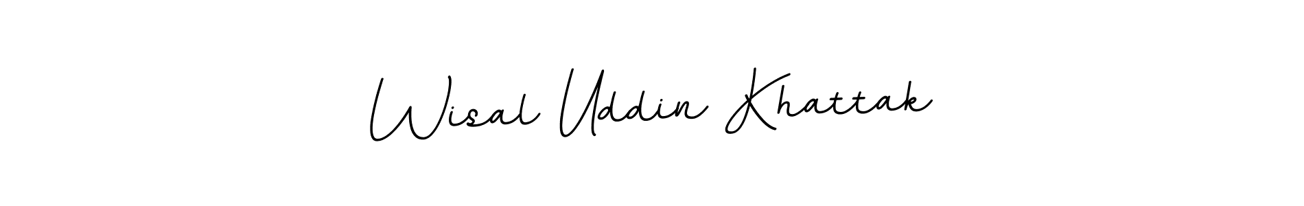 It looks lik you need a new signature style for name Wisal Uddin Khattak. Design unique handwritten (BallpointsItalic-DORy9) signature with our free signature maker in just a few clicks. Wisal Uddin Khattak signature style 11 images and pictures png