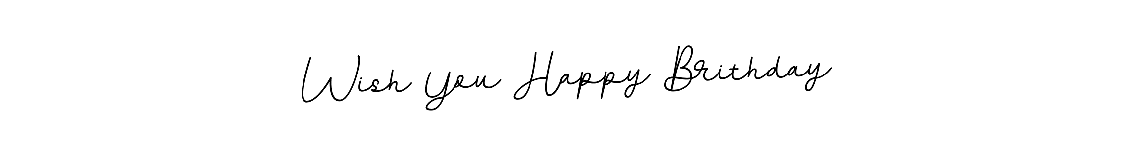 How to make Wish You Happy Brithday signature? BallpointsItalic-DORy9 is a professional autograph style. Create handwritten signature for Wish You Happy Brithday name. Wish You Happy Brithday signature style 11 images and pictures png