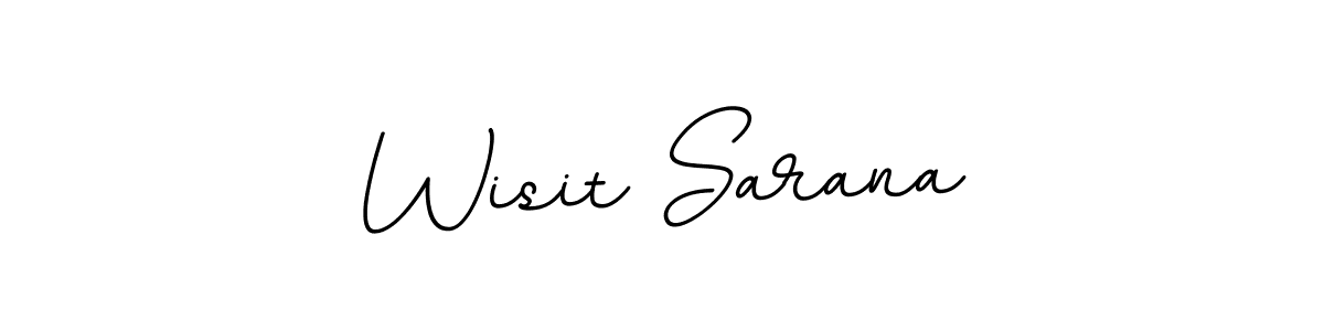 How to make Wisit Sarana signature? BallpointsItalic-DORy9 is a professional autograph style. Create handwritten signature for Wisit Sarana name. Wisit Sarana signature style 11 images and pictures png