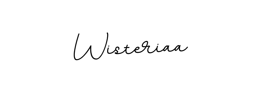 The best way (BallpointsItalic-DORy9) to make a short signature is to pick only two or three words in your name. The name Wisteriaa include a total of six letters. For converting this name. Wisteriaa signature style 11 images and pictures png