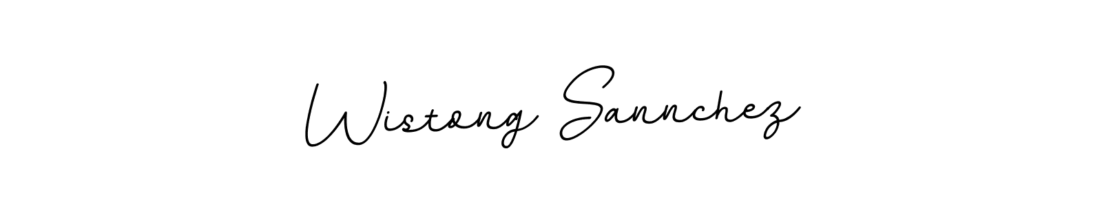 This is the best signature style for the Wistong Sannchez name. Also you like these signature font (BallpointsItalic-DORy9). Mix name signature. Wistong Sannchez signature style 11 images and pictures png