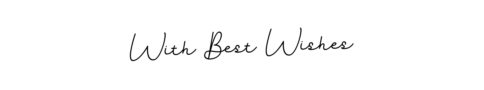 Also we have With Best Wishes name is the best signature style. Create professional handwritten signature collection using BallpointsItalic-DORy9 autograph style. With Best Wishes signature style 11 images and pictures png