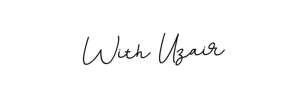 Design your own signature with our free online signature maker. With this signature software, you can create a handwritten (BallpointsItalic-DORy9) signature for name With Uzair. With Uzair signature style 11 images and pictures png